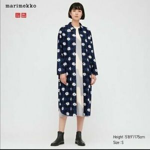 Uniqlo x Marimekko WOMEN LONG-SLEEVE FLANNEL DRESS